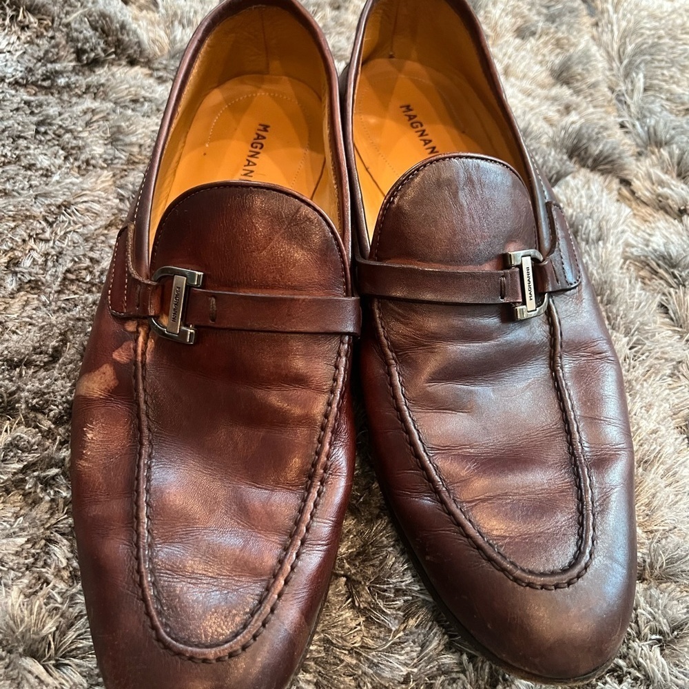 Magnanni Tonio Bit Loafer 20309 Dark Brown Leather Size 9 M $375